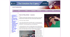 Desktop Screenshot of guitarhow.com